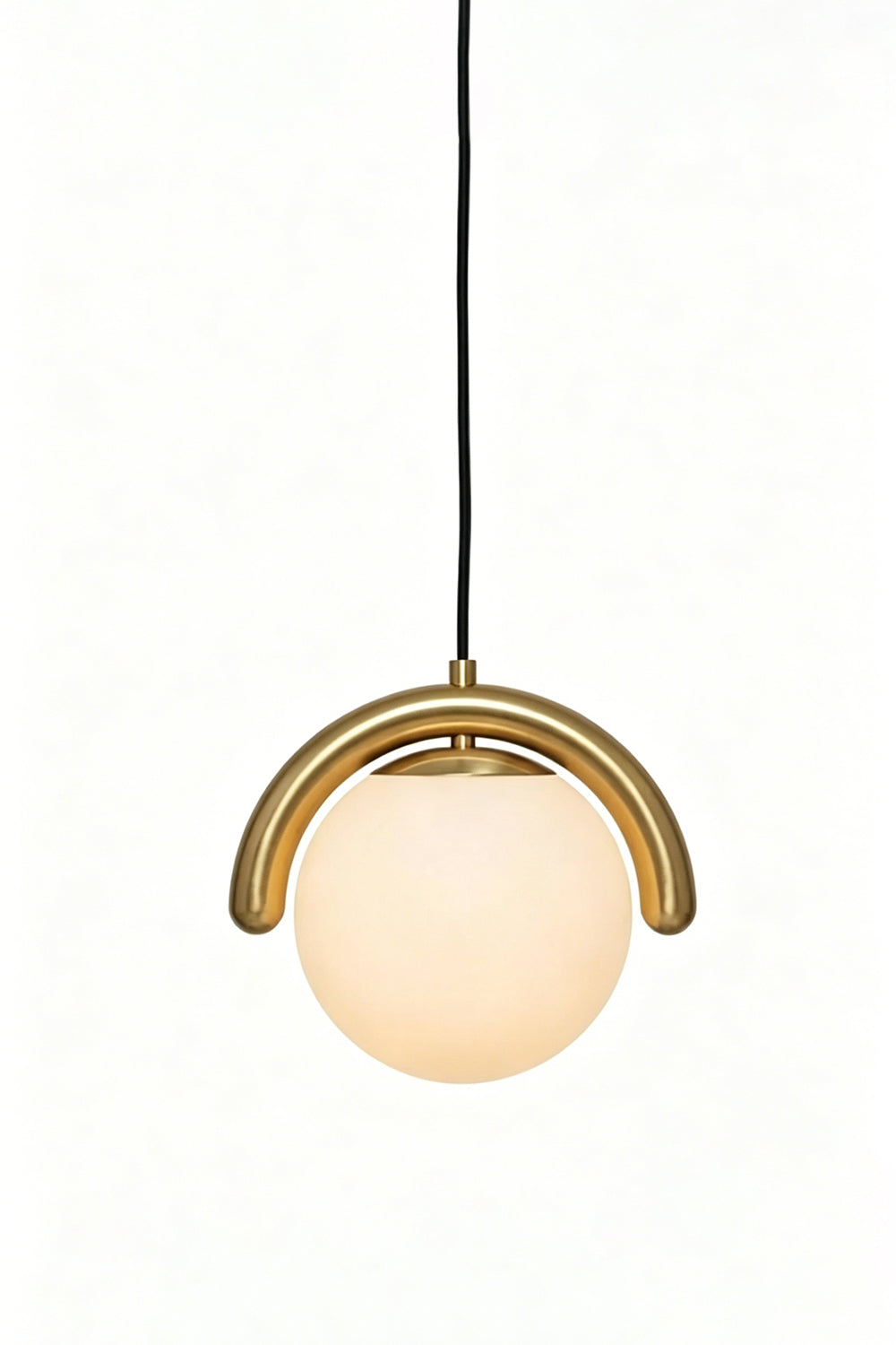 Rhythmic Flow Glass Pendant Lamp| Metal, Glass | Vibrant color version isolated on white | vexa lamps