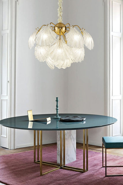 Ribbed Shell Chandelier - everlamps