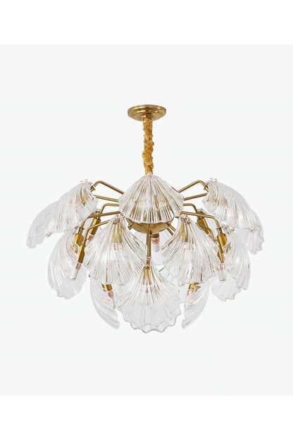 Ribbed Shell Chandelier - everlamps