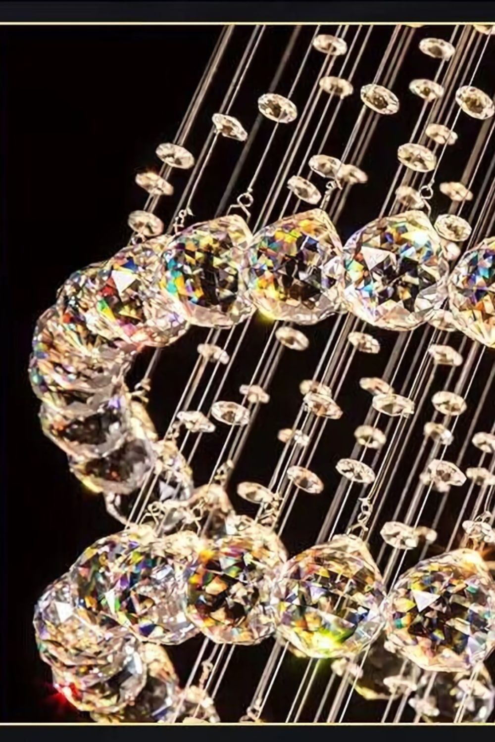 Ring Crystal Chandelier - everlamps