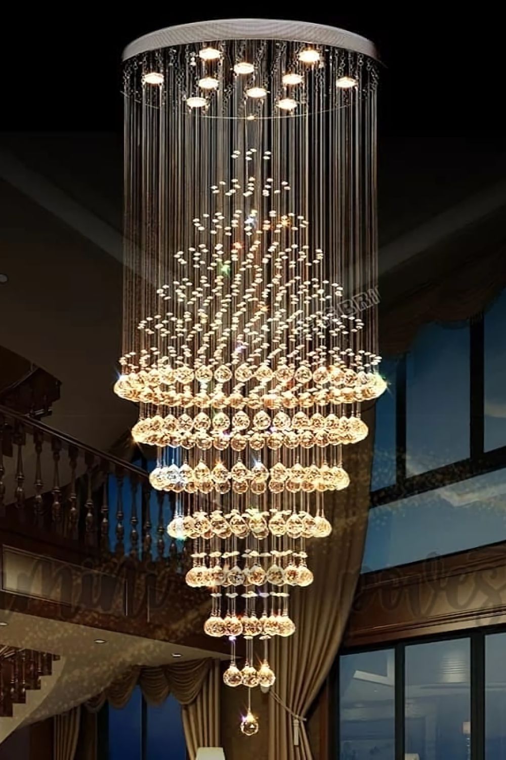 Ring Crystal Chandelier - everlamps