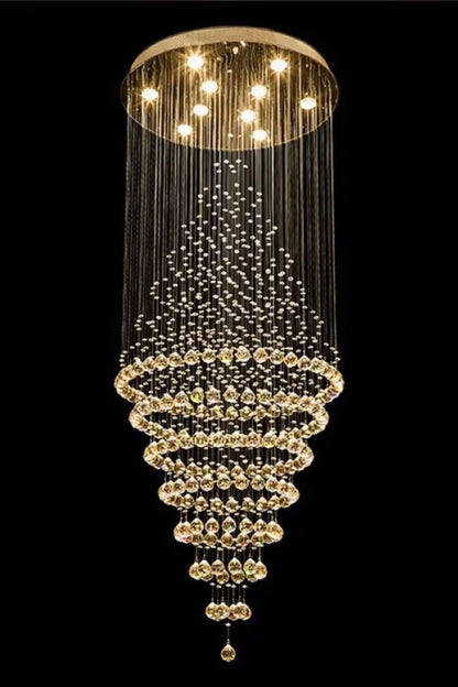 Ring Crystal Chandelier - everlamps