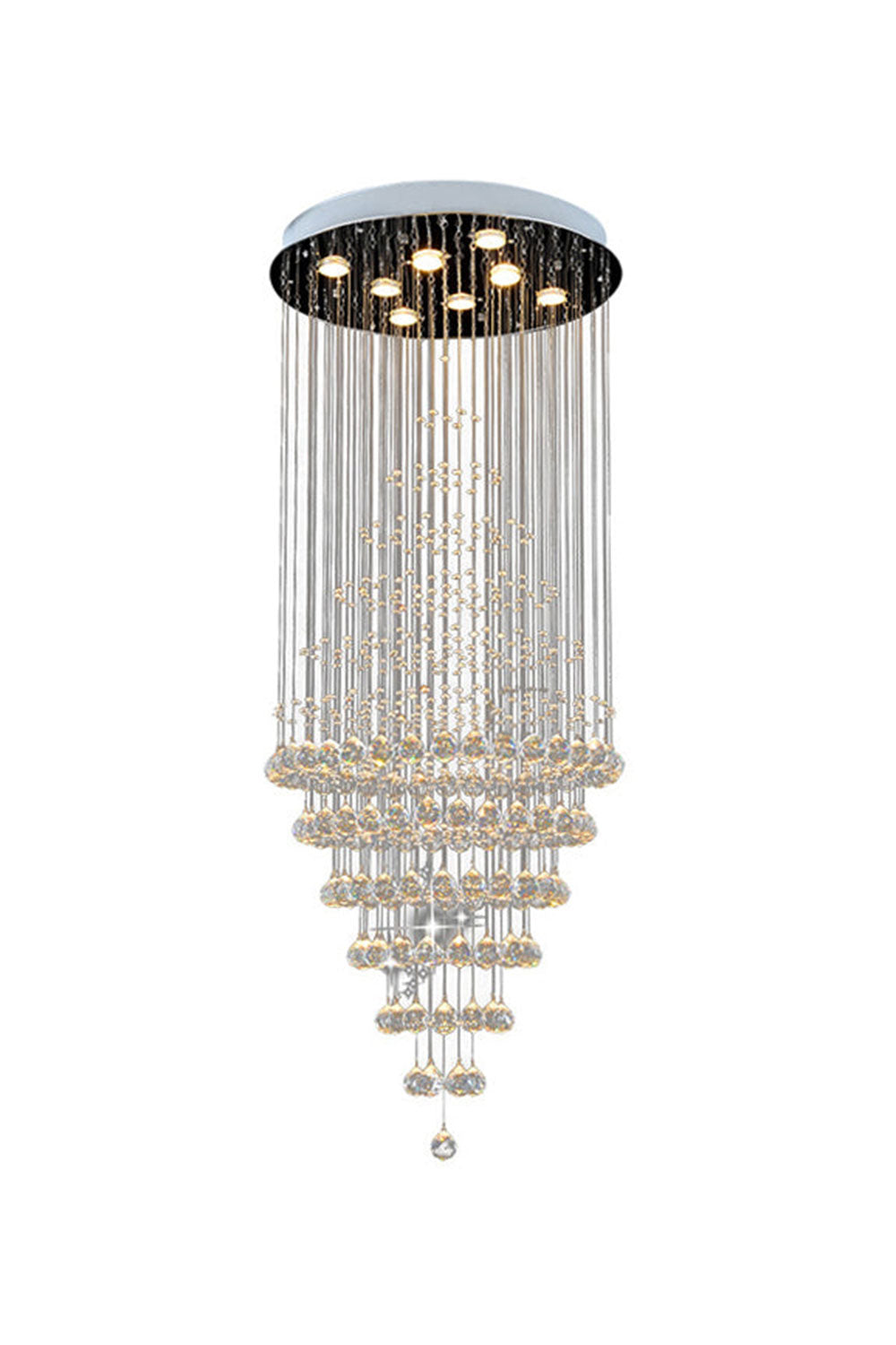 Ring Crystal Chandelier - everlamps
