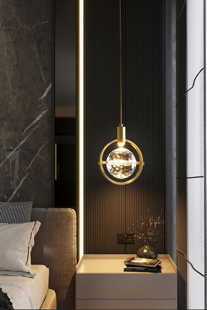 Ring Crystal Pendant Light - everlamps