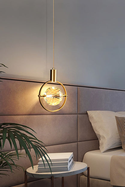 Ring Crystal Pendant Light - everlamps