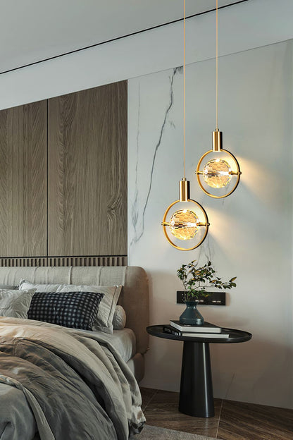 Ring Crystal Pendant Light - everlamps