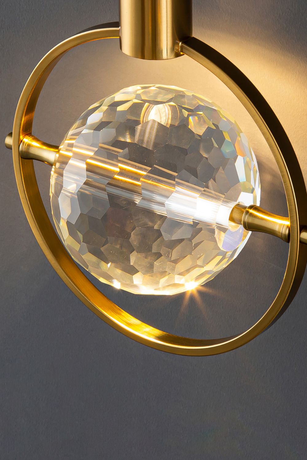 Ring Crystal Pendant Light - everlamps
