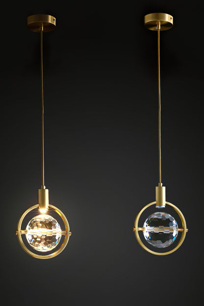 Ring Crystal Pendant Light - everlamps