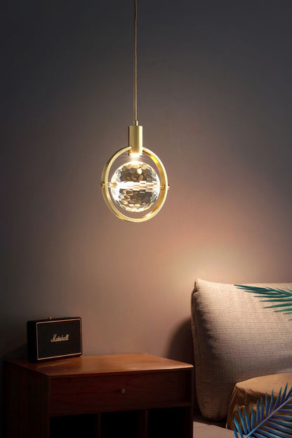 Ring Crystal Pendant Light - everlamps