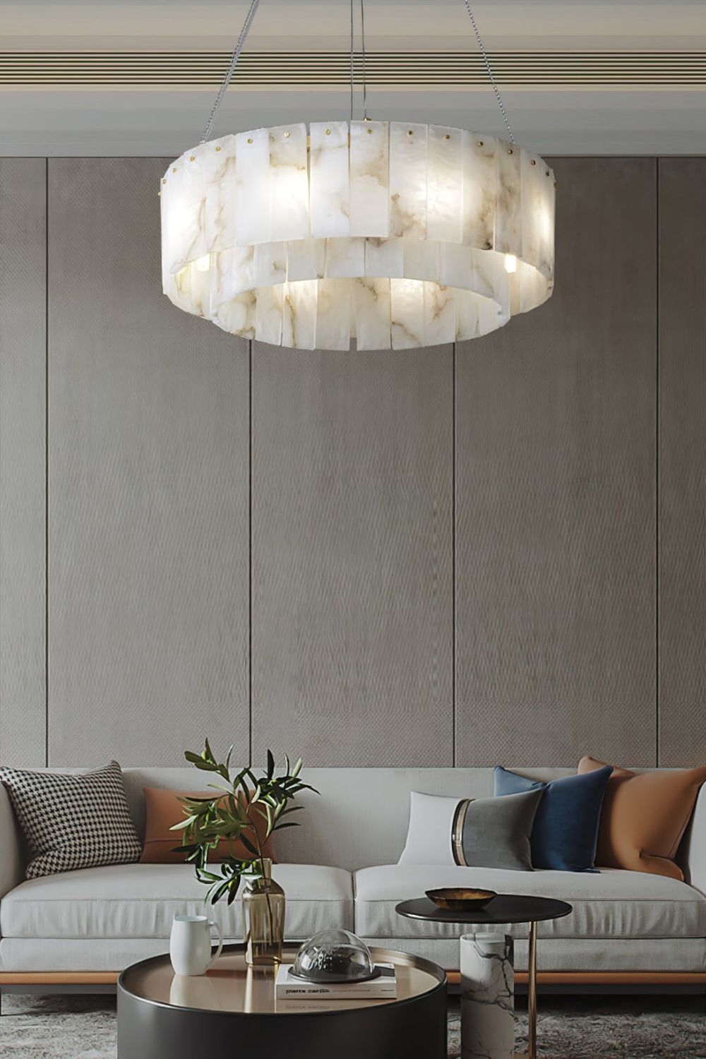 Rock Alabaster Chandelier - everlamps