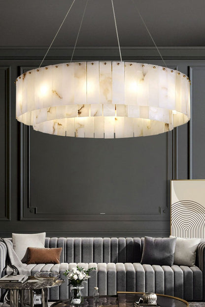Rock Alabaster Chandelier - everlamps