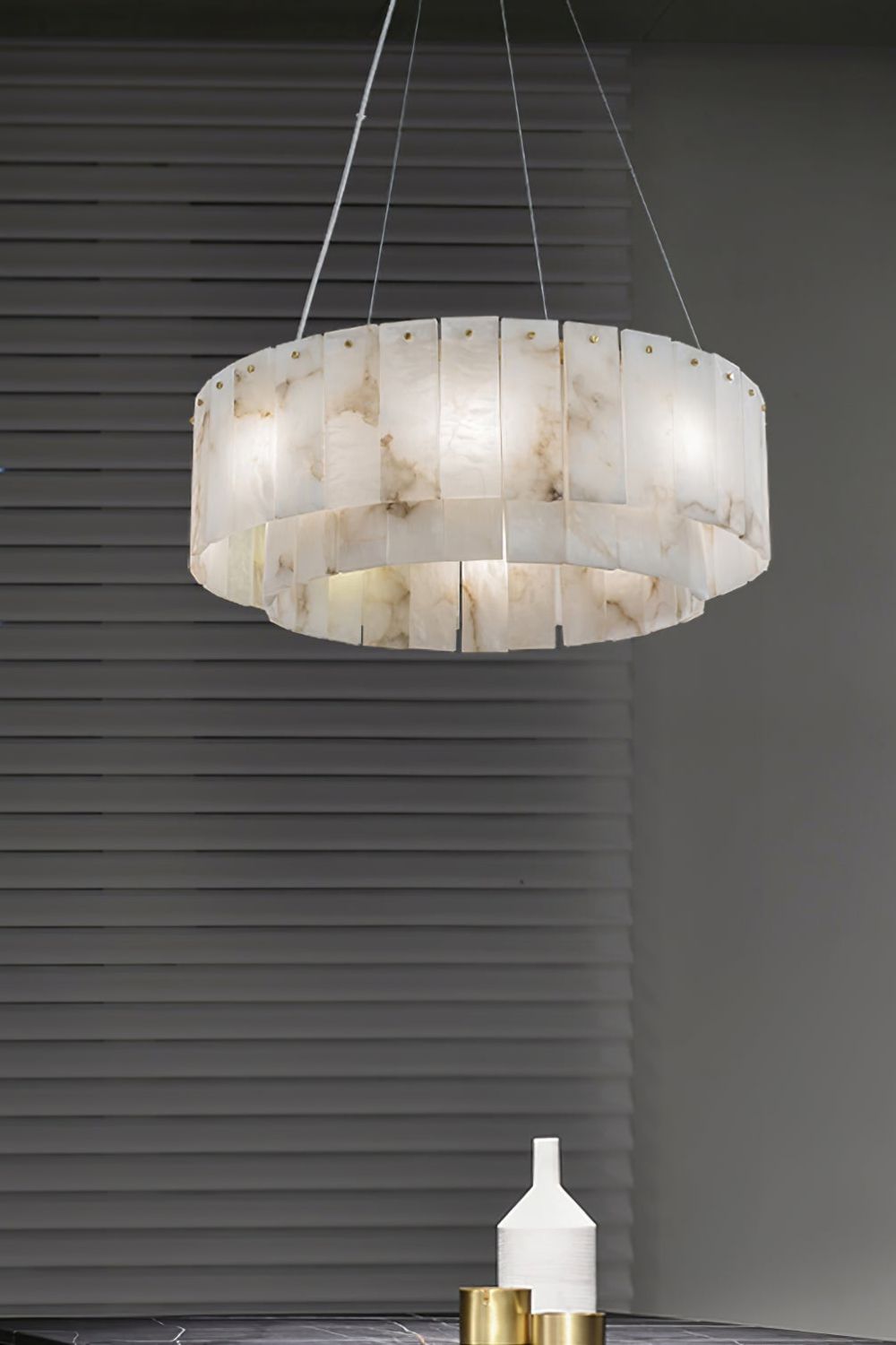 Rock Alabaster Chandelier - everlamps