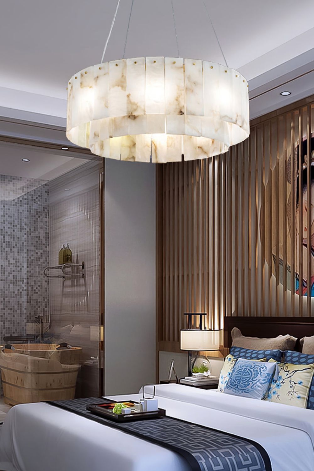 Rock Alabaster Chandelier - everlamps