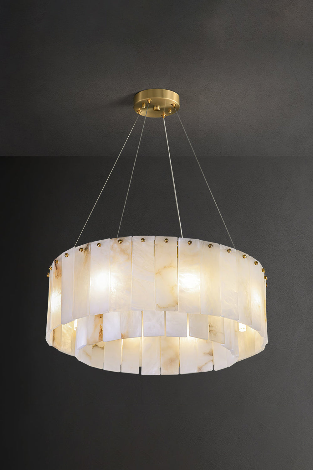 Rock Alabaster Chandelier - everlamps