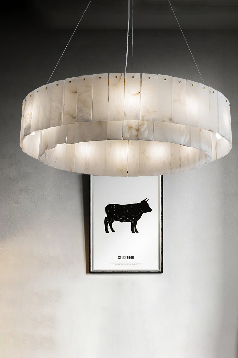 Rock Alabaster Chandelier - everlamps