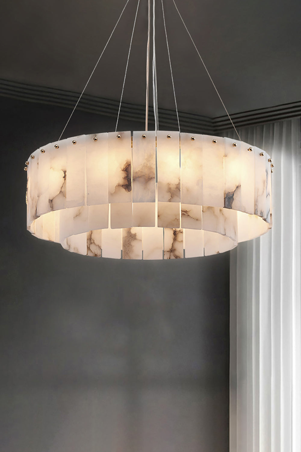 Rock Alabaster Chandelier | everlamps