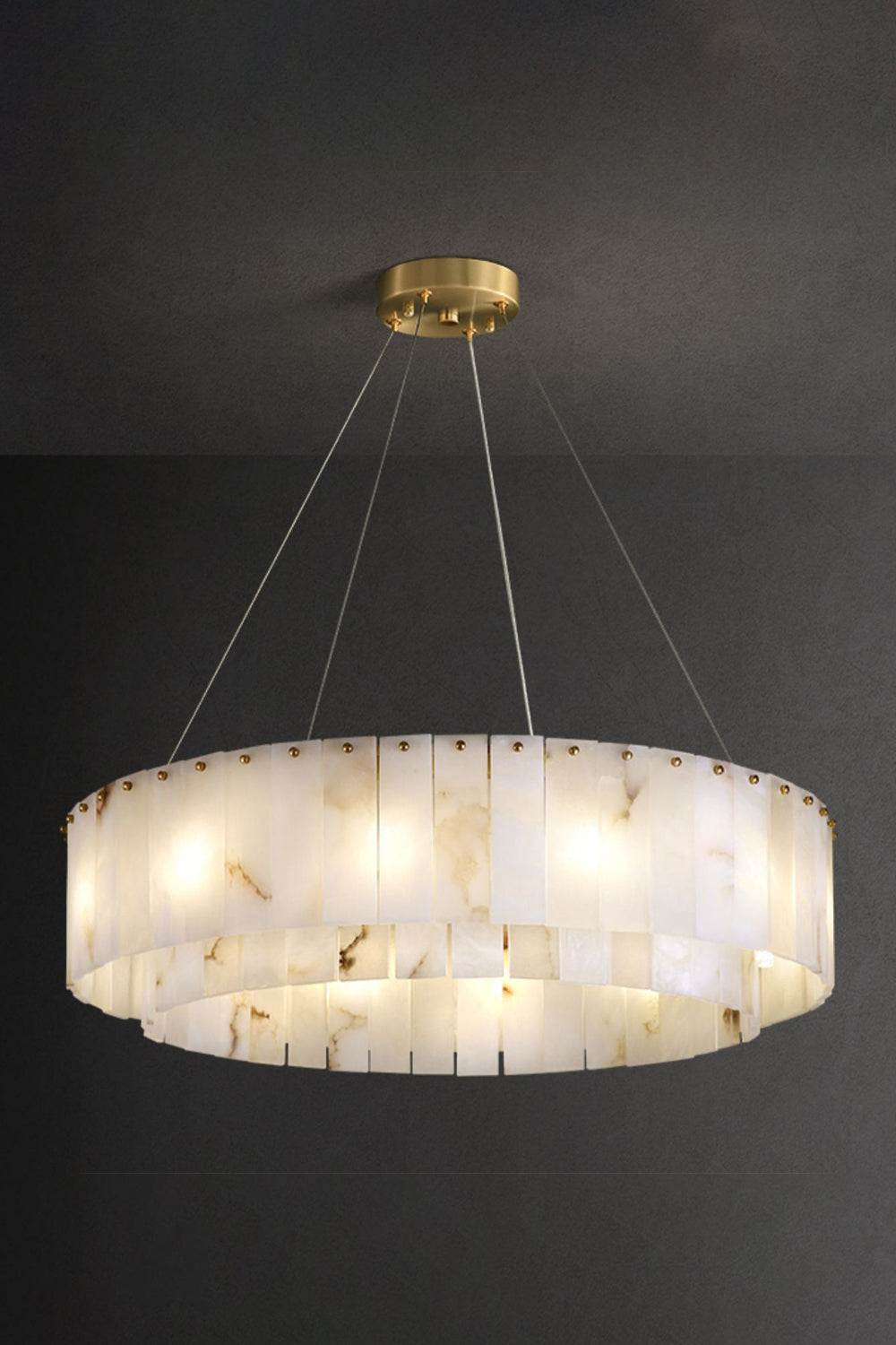 Rock Alabaster Chandelier - everlamps