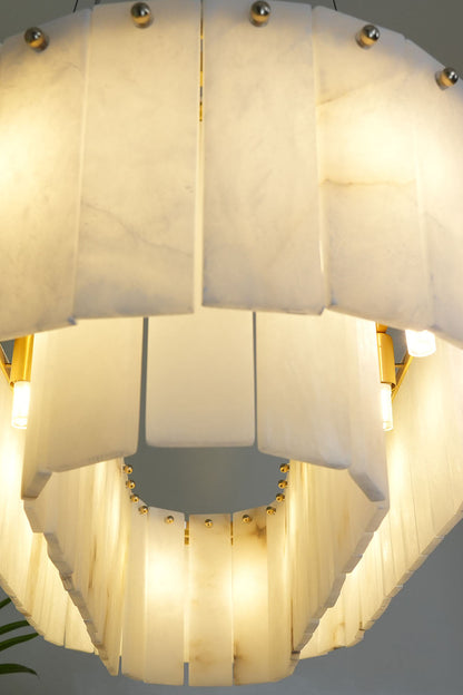 Rock Alabaster Chandelier - view 12 | everlamps
