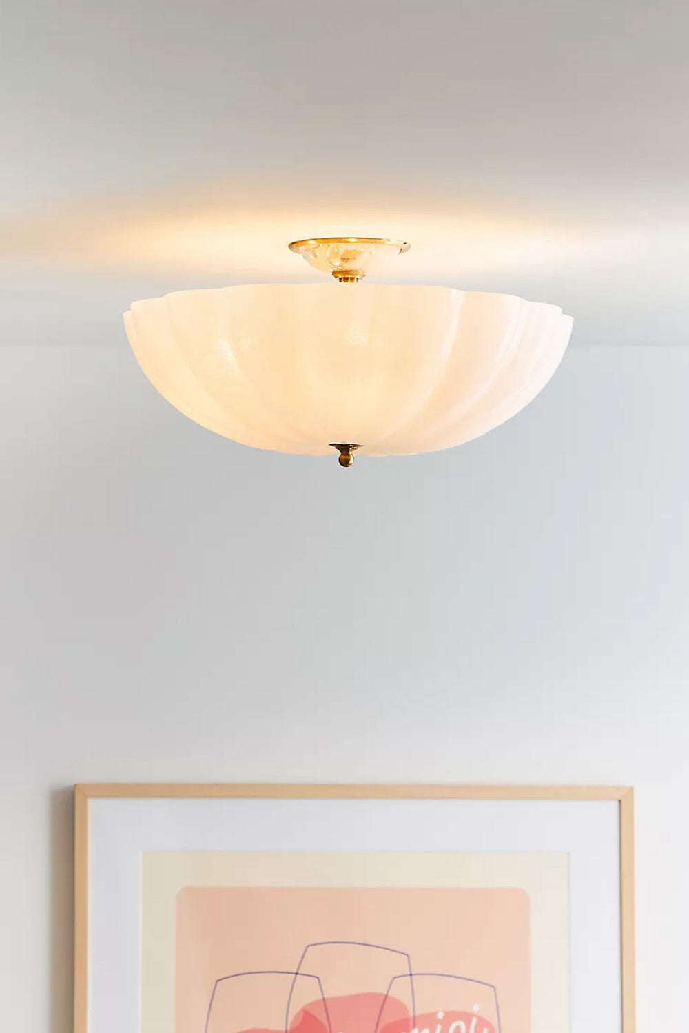 LumaGlass Semi-Flush Light - view 2 | everlamps