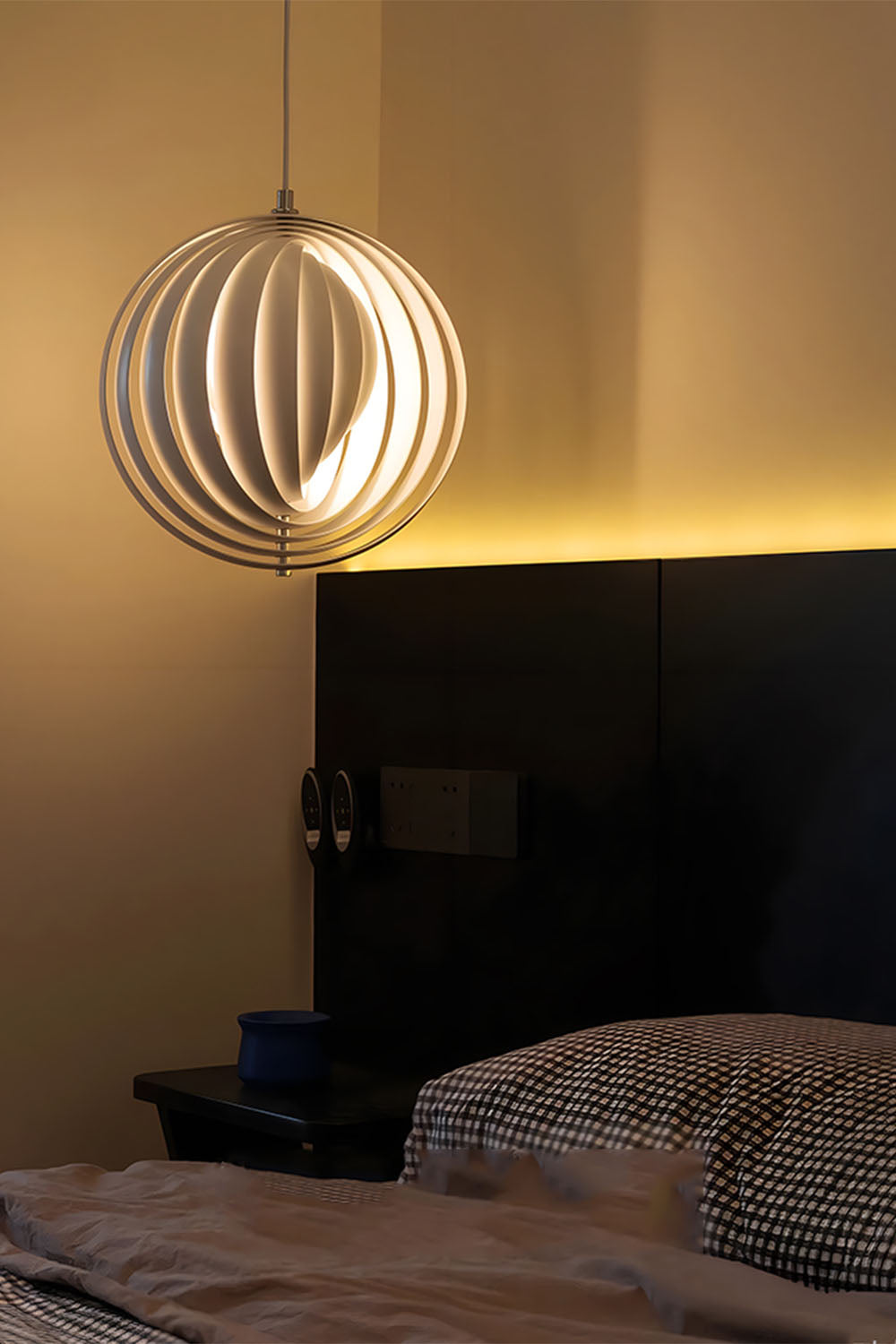 Rotating Moon Pendant Lamp - view 4 | everlamps