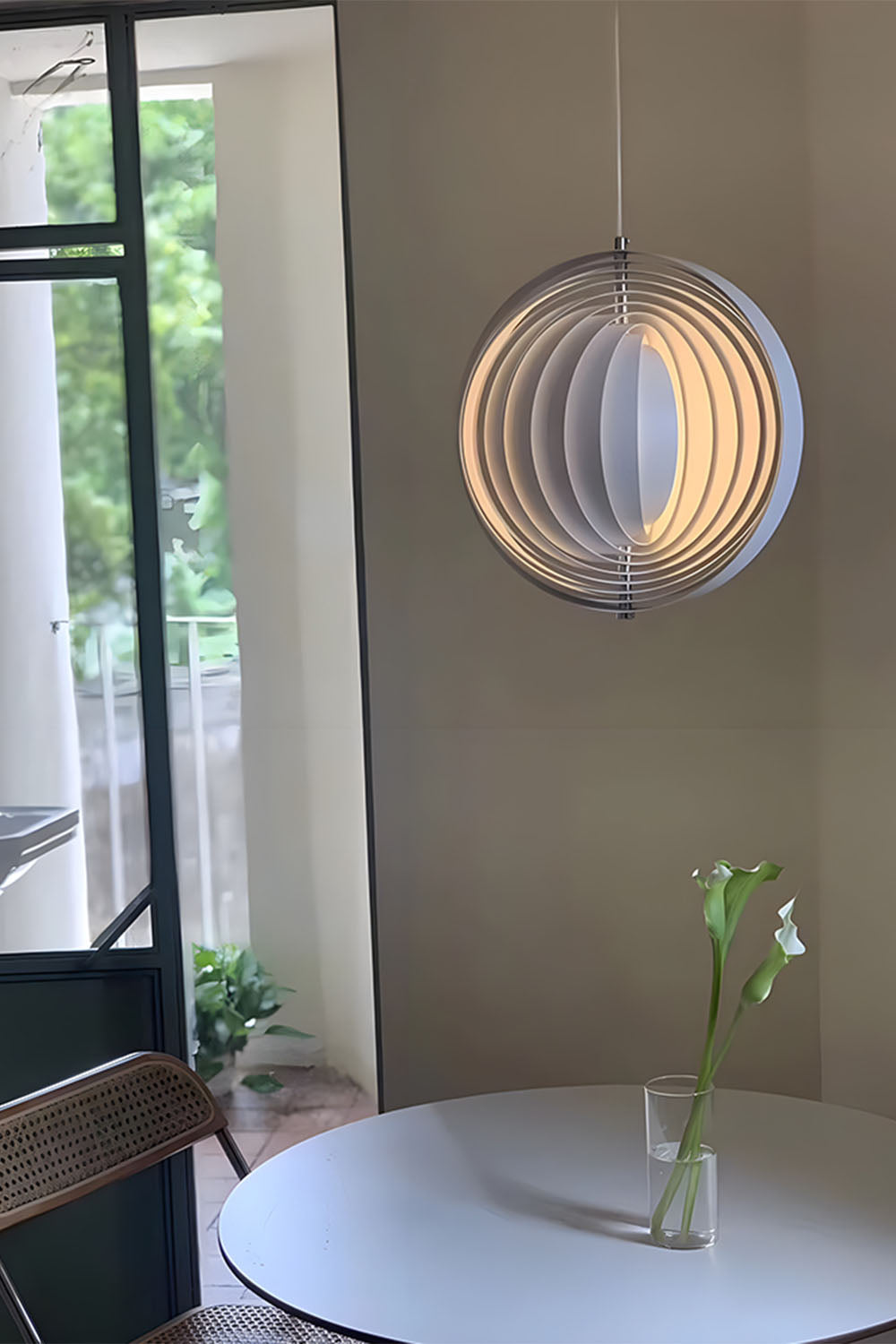 Rotating Moon Pendant Lamp - view 10 | everlamps