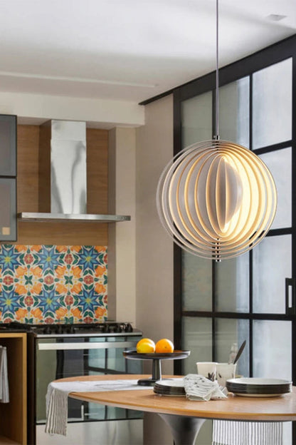 Rotating Moon Pendant Lamp - view 6 | everlamps