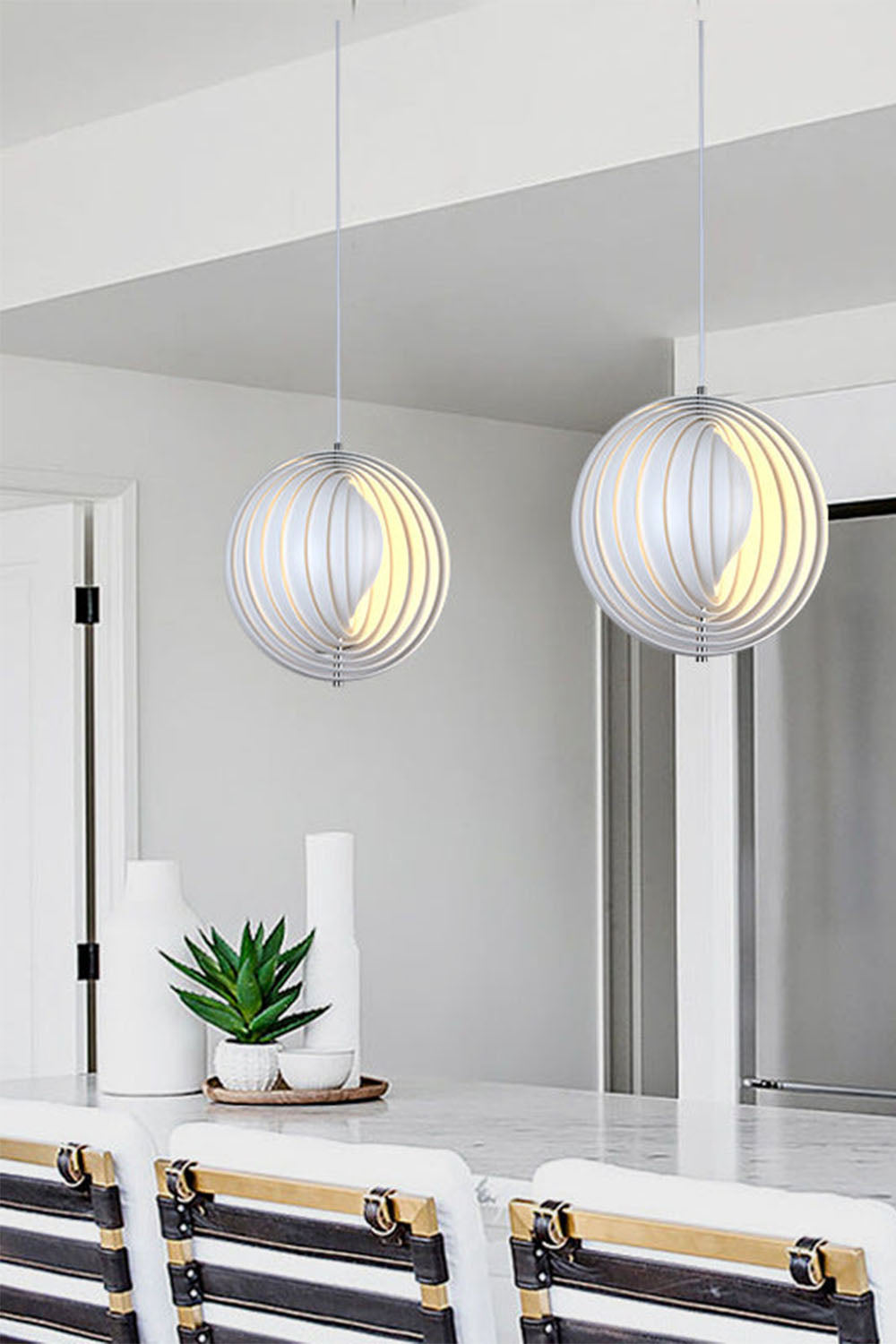 Rotating Moon Pendant Lamp - view 14 | everlamps