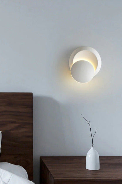 Rotating Round Wall Light - view 2 | everlamps