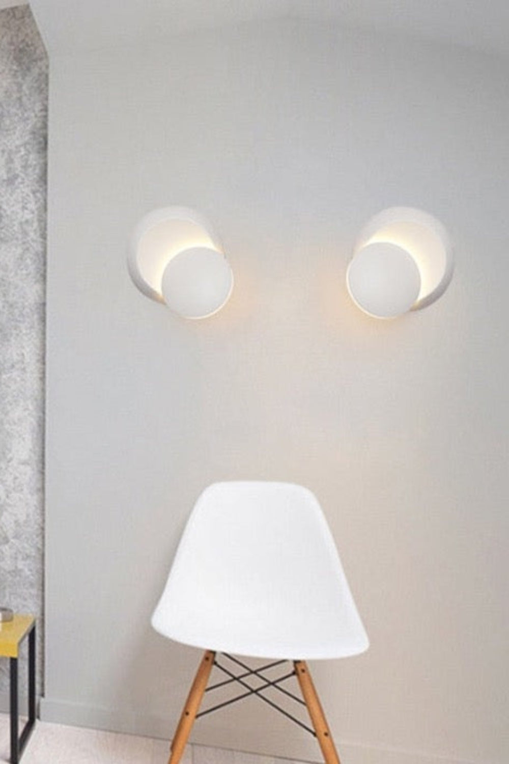 Rotating Round Wall Light - view 3 | everlamps
