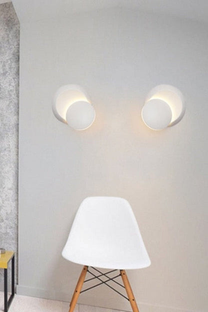 Rotating Round Wall Light - view 3 | everlamps