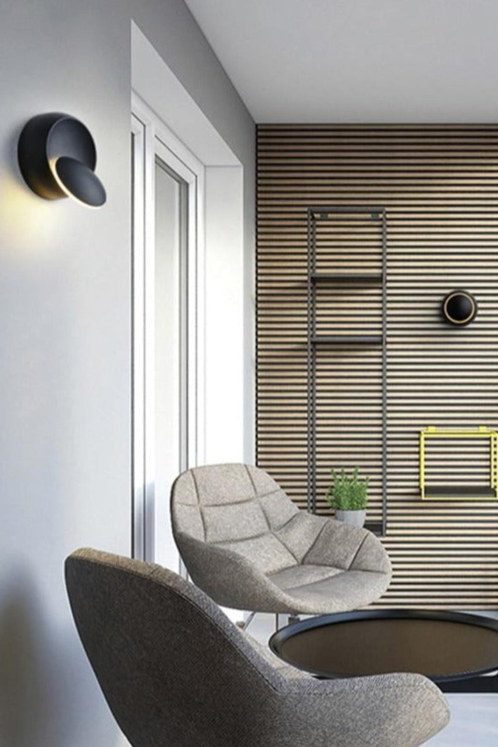 Rotating Round Wall Light - view 5 | everlamps