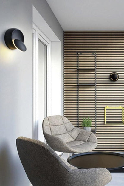 Rotating Round Wall Light - view 5 | everlamps