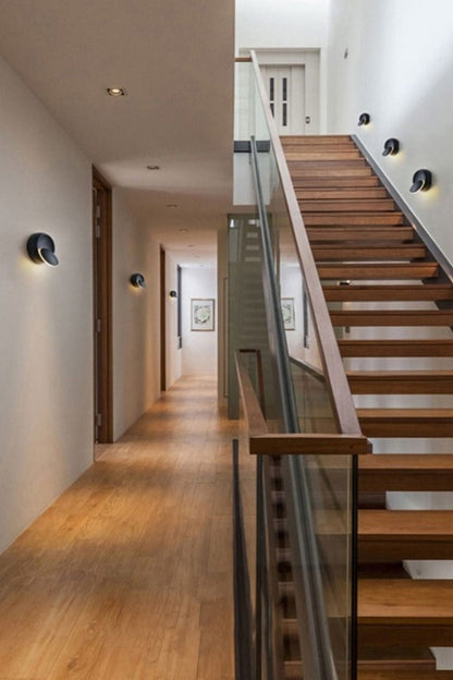 Rotating Round Wall Light - view 6 | everlamps