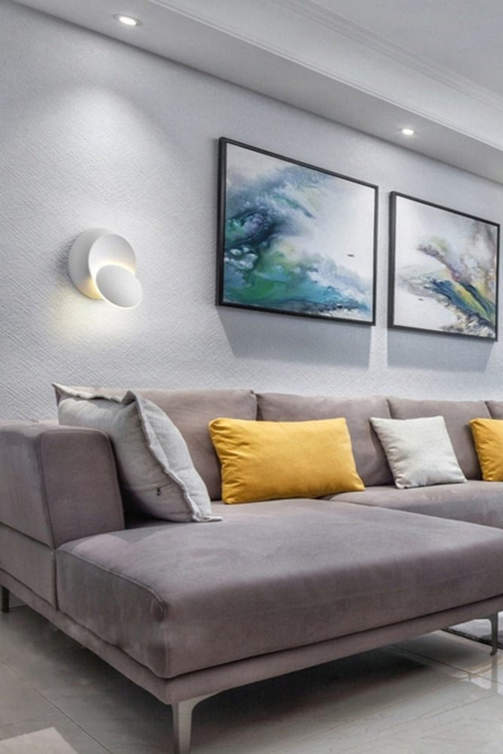Rotating Round Wall Light - view 7 | everlamps