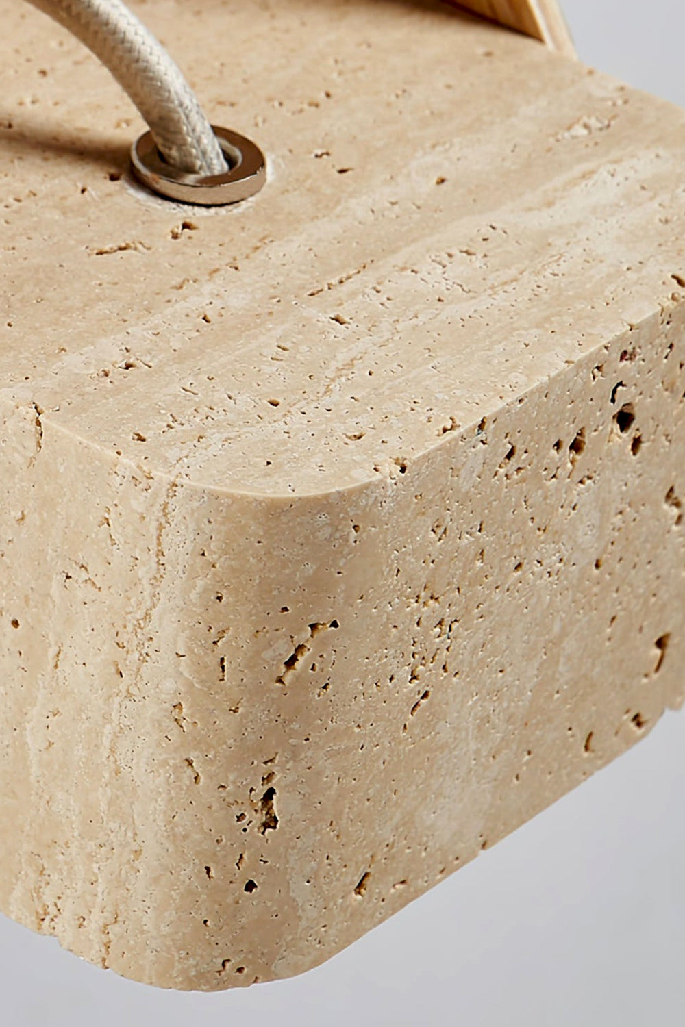 Rotating Travertine Lantern Pendant - view 12 | everlamps