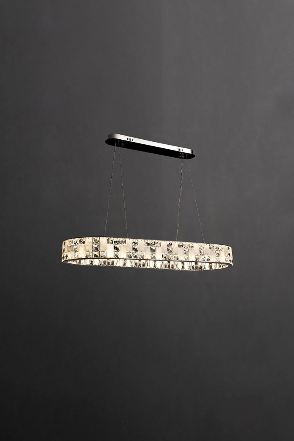 Round Alabaster Crystal Chandelier - view 31 | everlamps