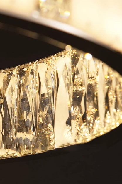 Round Alabaster Crystal Chandelier - view 15 | everlamps
