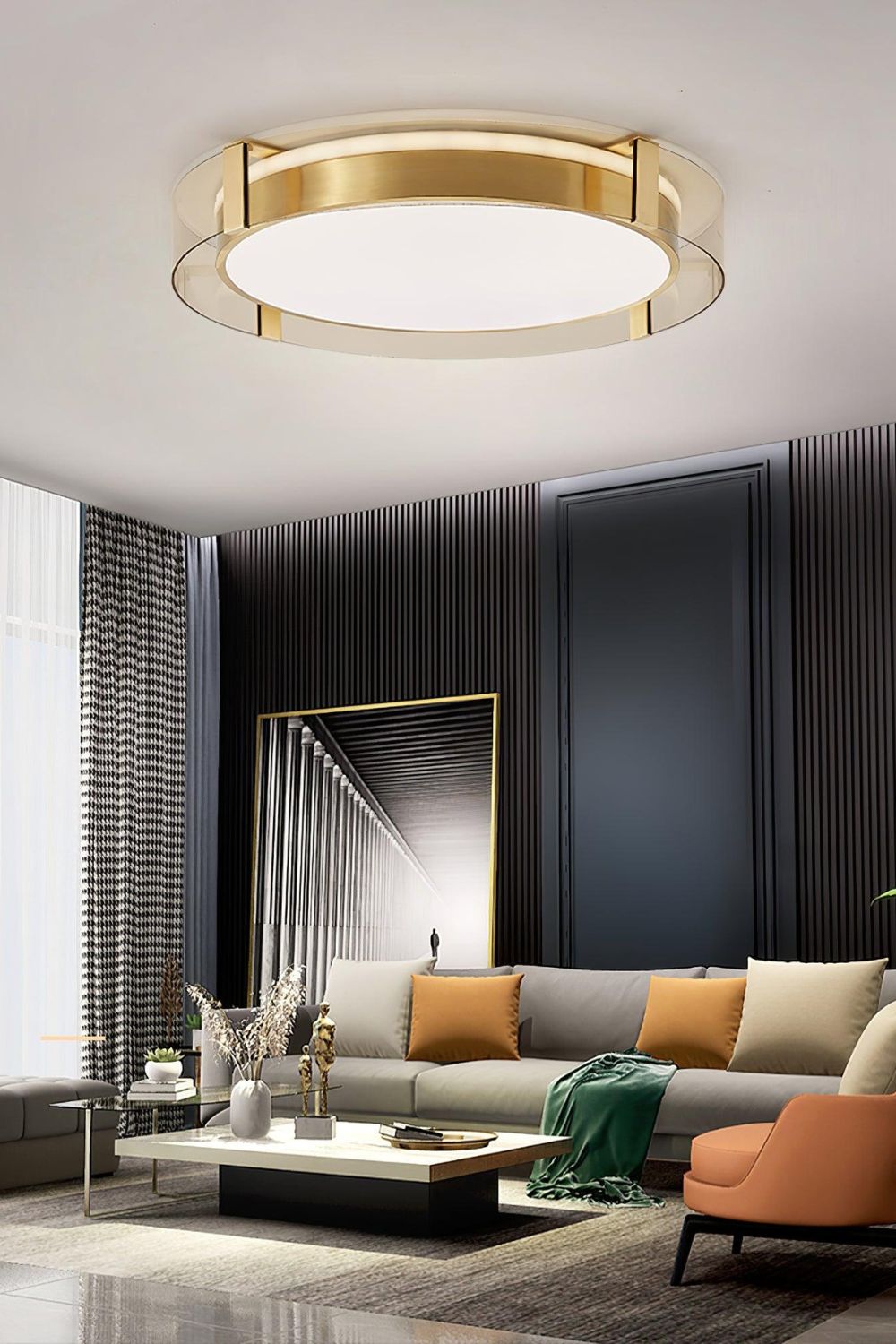 Round Low Profile Ceiling Light - view 8 | everlamps