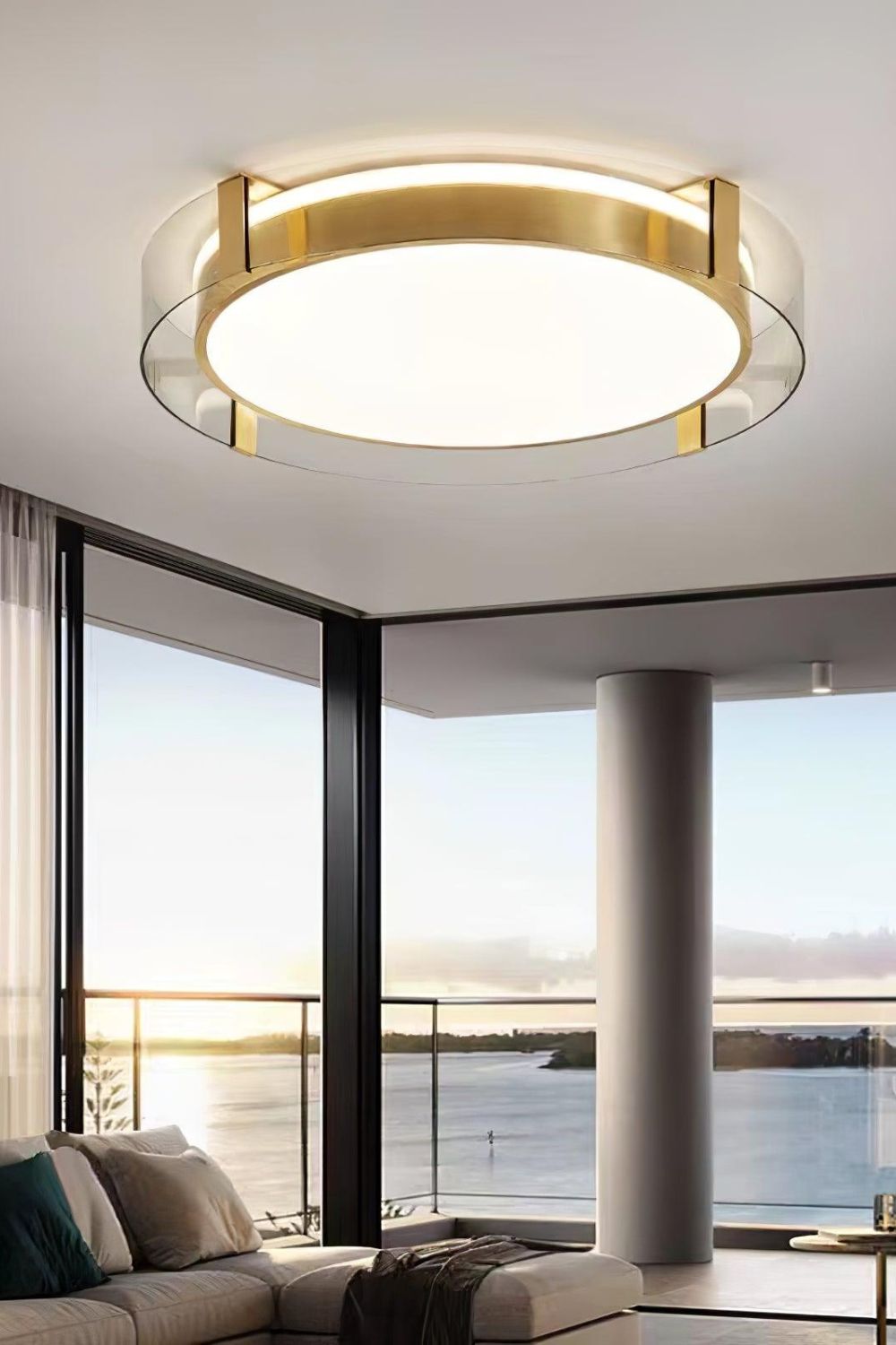 Round Low Profile Ceiling Light - view 21 | everlamps