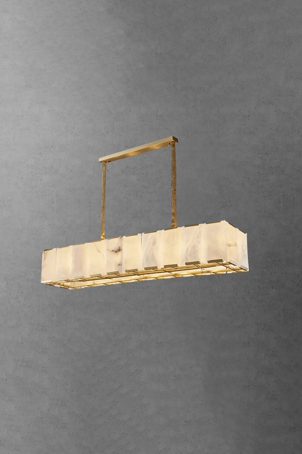 Round Modern Alabaster Chandelier - view 13 | everlamps