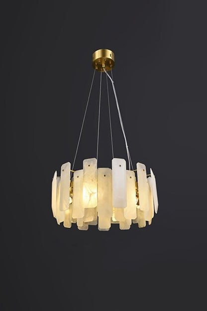 Round Noah Alabaster Chandelier - view 14 | everlamps