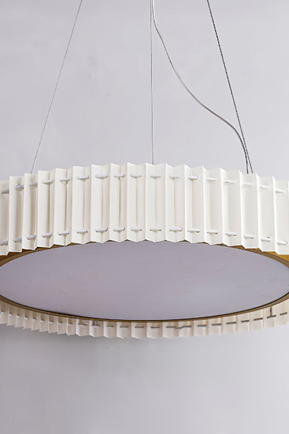 Round Pleated Pendant Lamp - everlamps
