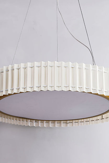 Round Pleated Pendant Lamp - everlamps