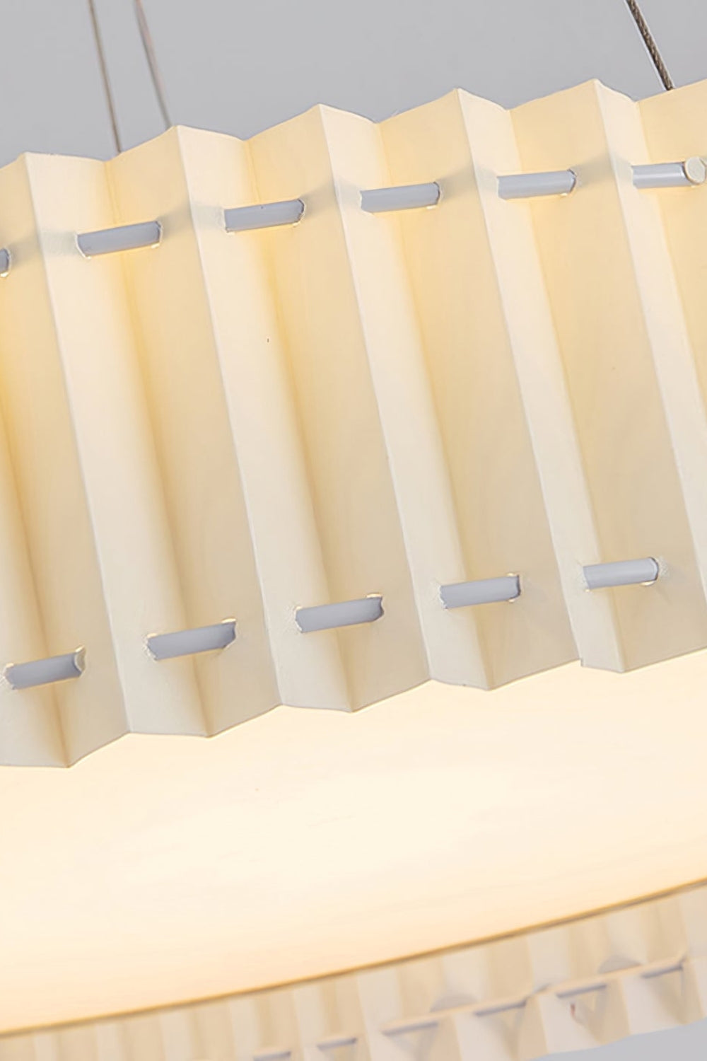 Round Pleated Pendant Lamp - everlamps