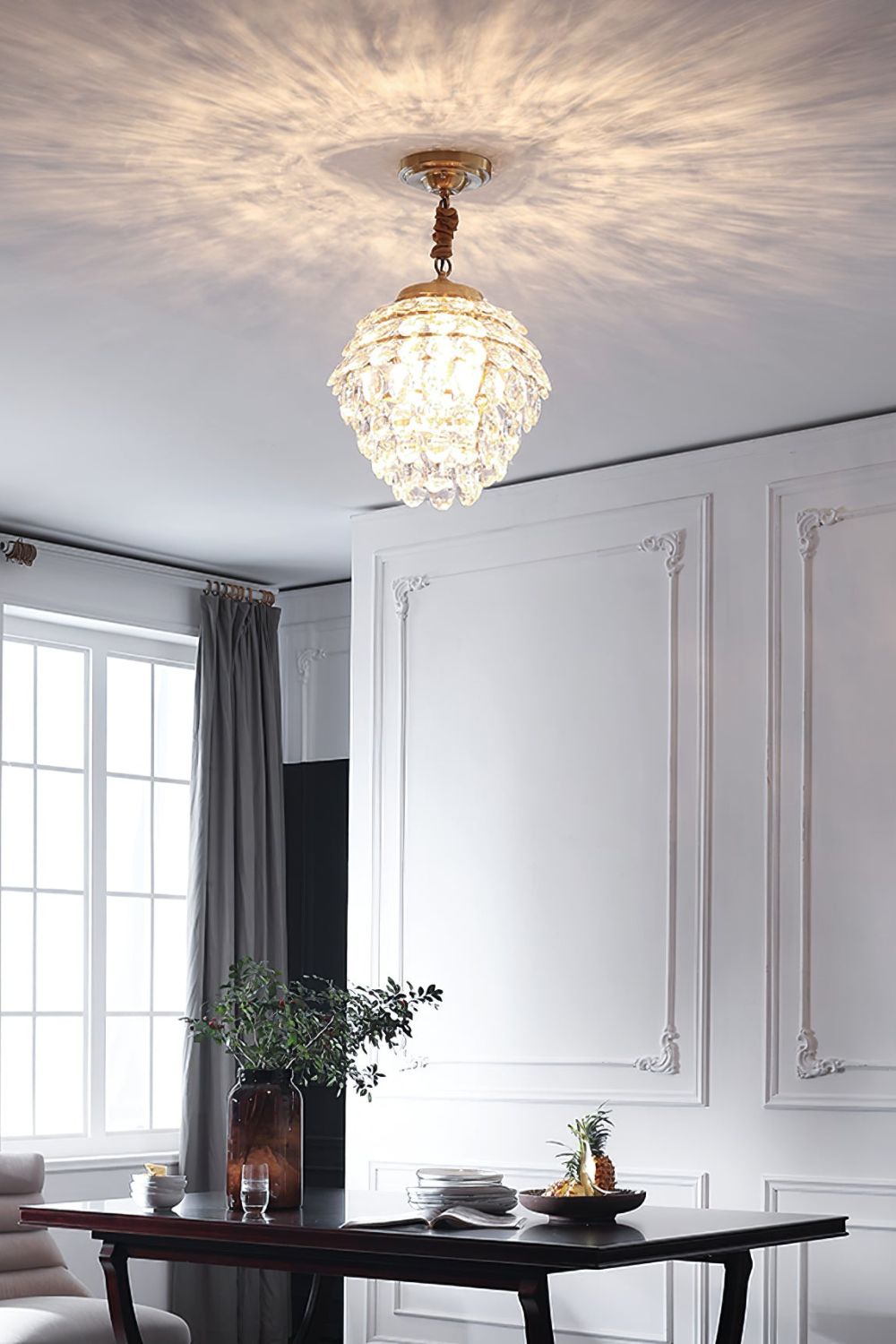 Roxanne Crystal Pendant Light - everlamps