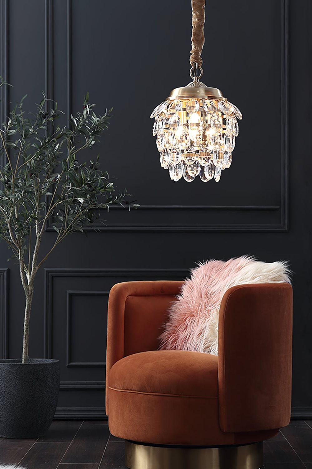 Roxanne Crystal Pendant Light - everlamps