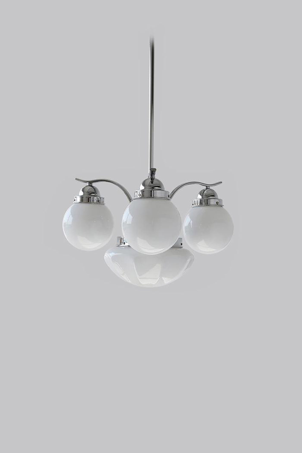 Ryttenberg Glass Globe Chandelier - view 15 | everlamps
