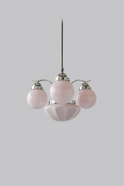 Ryttenberg Glass Globe Chandelier - view 16 | everlamps