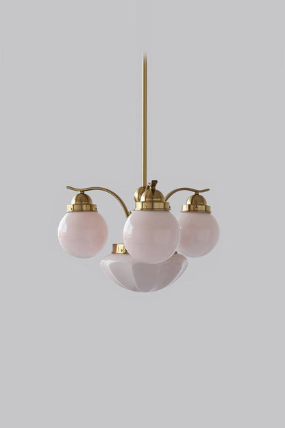 Ryttenberg Glass Globe Chandelier - view 18 | everlamps