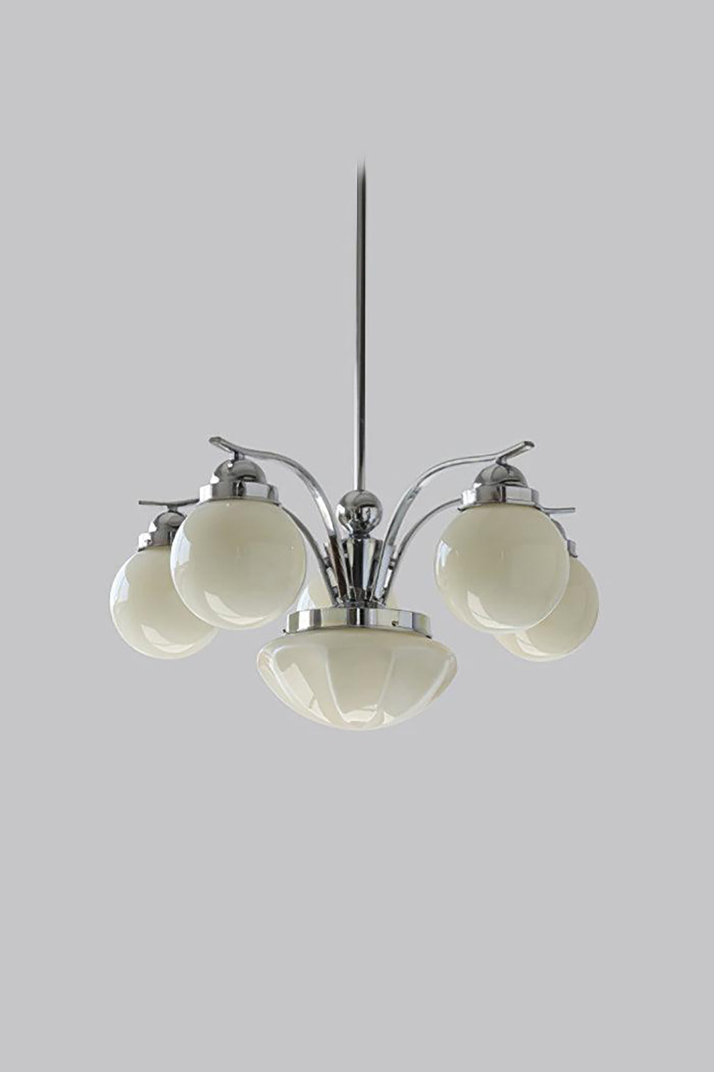 Ryttenberg Glass Globe Chandelier - view 20 | everlamps
